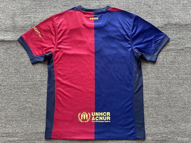 (S-4XL) 2024-2025 Barcelona Home Red&Blue Thailand Soccer Jersey AAA-4927