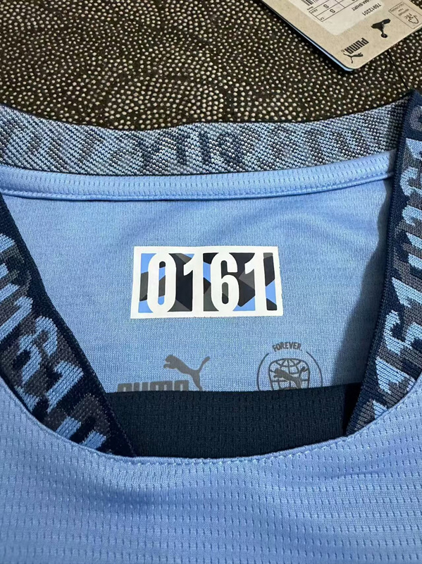 (S-5XL) 2024-2025 Correct  Version Manchester City Home Blue Thailand Soccer Jersey AAA-3348