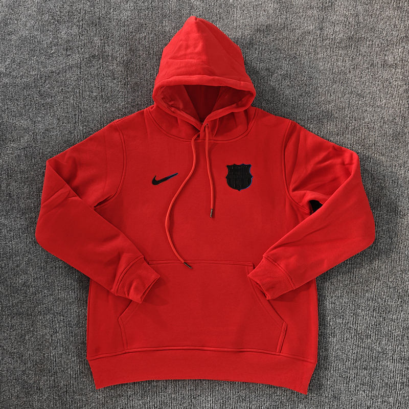 2024-2025 Barcelona Red Thailand Soccer Tracksuit With Hat-LH
