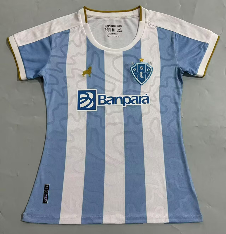 2025-26 Paysandu Sport Club Home White &Blue Women Thailand Soccer Jersey AAA-908