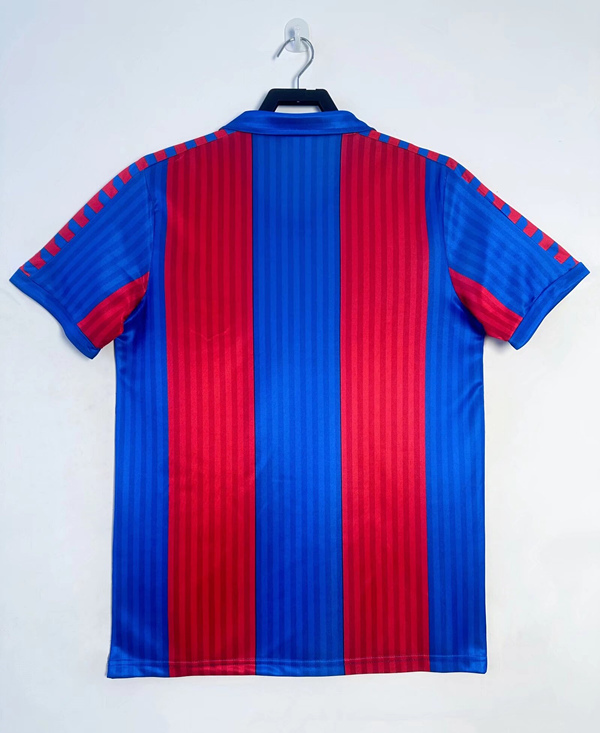 Retro Version 89-92 Barcelona Home Red&Blue Thailand Soccer Jersey AAA-811