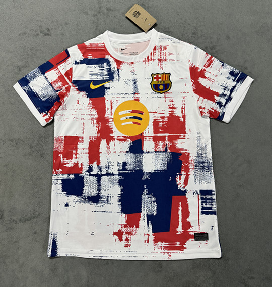 (S-4XL) 2025-2026 Barcelona Special Edition Blue&White Thailand Soccer Jersey AAA-4506