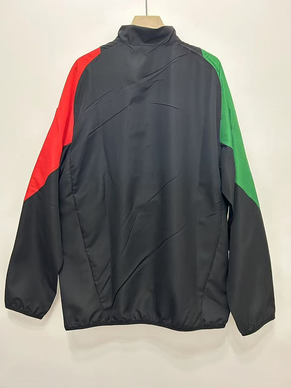 (S-3XL) 2025-2026 Arsenal Red&Green Thailand Trench Coats-0255