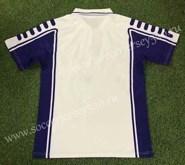 Retro Version 99-00 Fiorentina Away White Thailand Soccer Jersey AAA-503