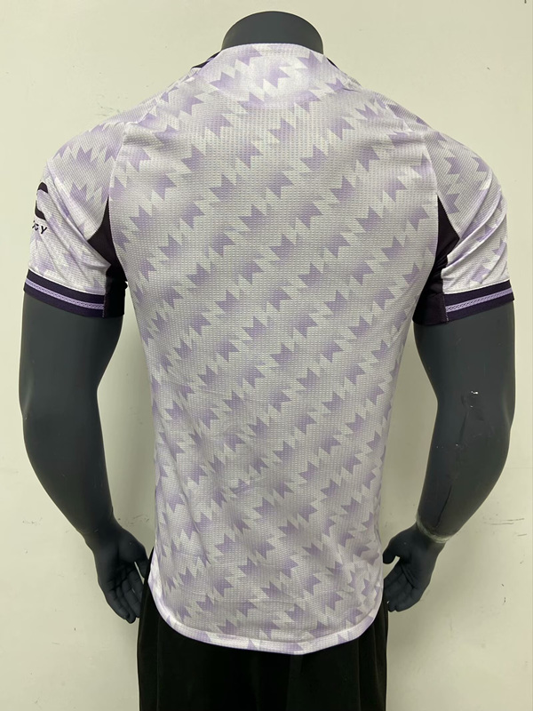 (S-3XL) Player Version 2025-2026 Manchester United Away White&Purple Thailand Soccer Jersey AAA-5931
