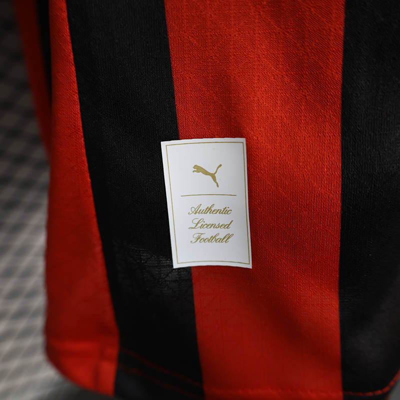 Player Version 2025-2026 Anniversary AC Milan Red&Black Thailand Soccer Jersey AAA-888