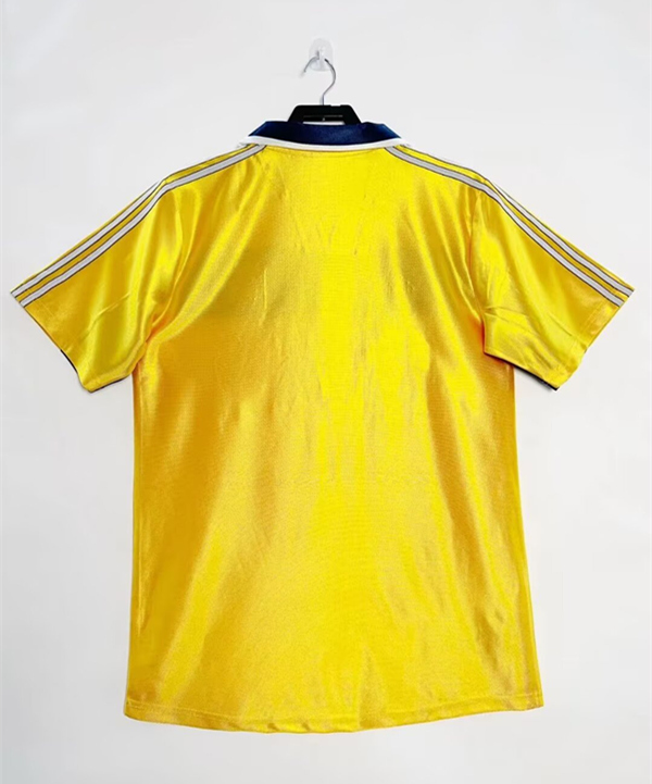 Retro Version 99-00 Deportivo La Coruña 2nd Away Yellow Thailand Soccer Jersey AAA-811