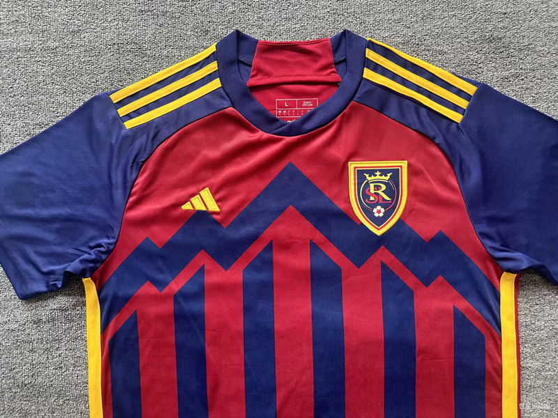 (S-4XL) 2024-2025 Real Salt Lake Home Red&Blue Thailand Soccer Jersey AAA-4927