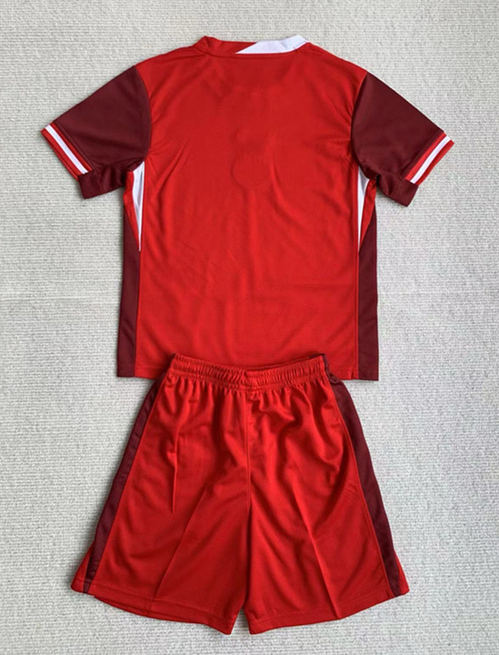 2024-2025 Canada Home Red Kids/Youth Soccer Uniform-AY