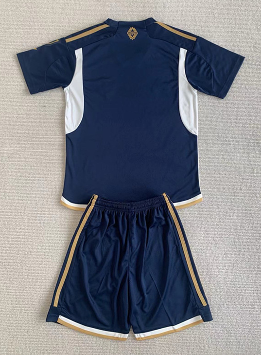 2024-2025 Vancouver Whitecaps Away Royal Blue Kids/Youth Soccer Uniform-AY