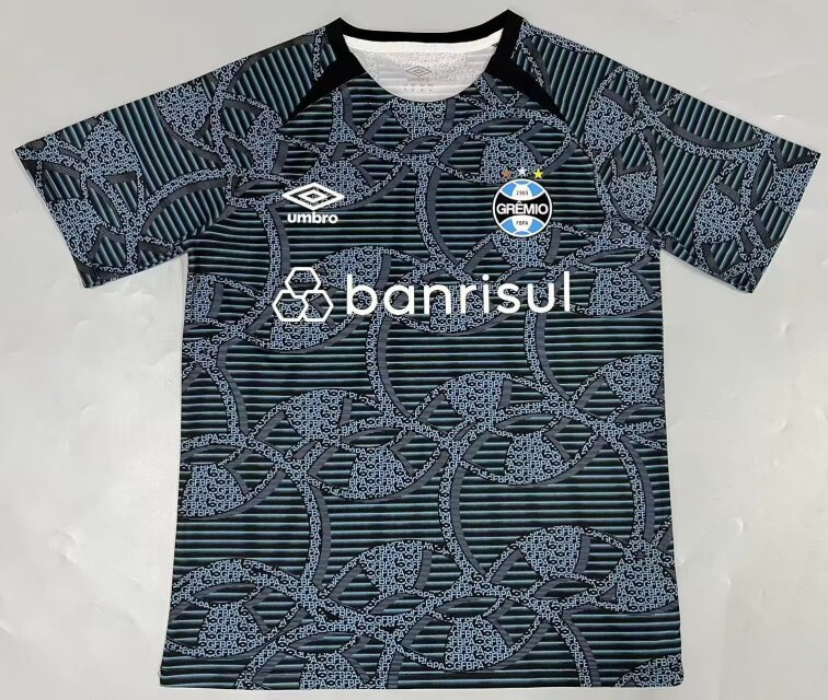 (S-4XL) 2024-2025 Grêmio FBPA Light Gray Thailand Soccer Training Jersey-908