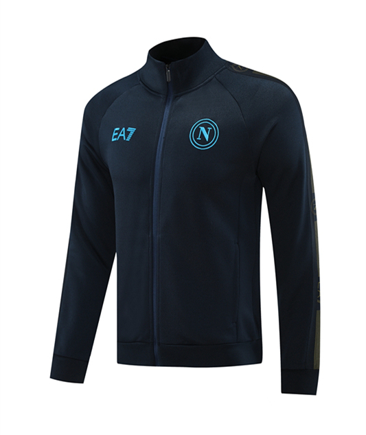 2024-2025 Napoli Royal Blue Thailand Soccer Jacket Uniform-LH