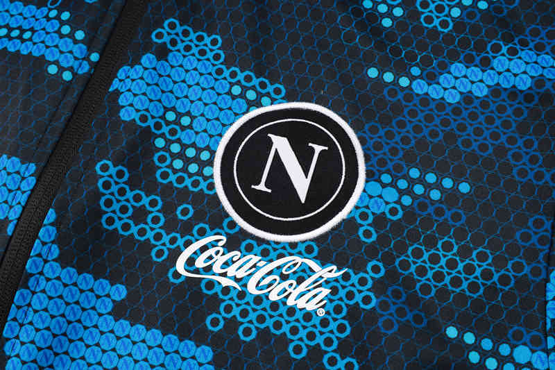 2024-2025 Napoli Ink Jet Blue Thailand Soccer Jacket Uniform-815