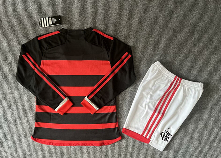 2024-2025 Flamengo Home Red&Black Kids/Youth Soccer Uniform-6748