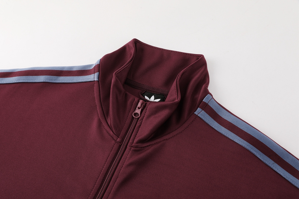 2024-2025 Adidas Maroon Thailand Soccer Jacket Uniform-LH