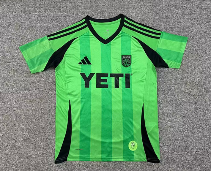 25-26 Austin FC Home Black& Green Thailand Soccer Jersey AAA-0377