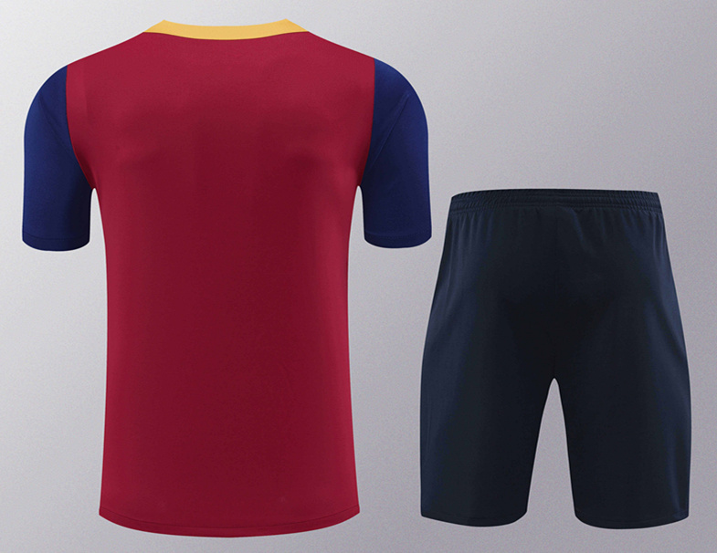 2024-25 Barcelona Red Thailand Soccer Uniform-418
