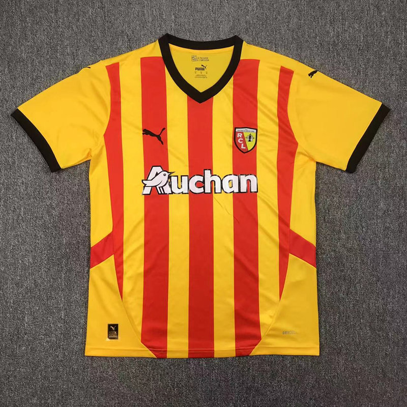 2024-2025 RC Lens Home Red&Yellow Thailand Soccer Jersey AAA-417