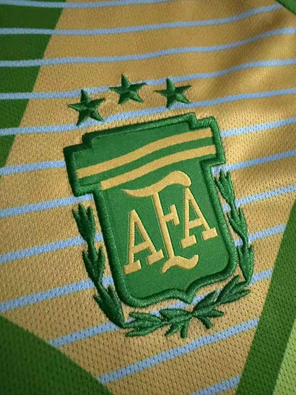 (S-4XL) 2024-2025 Argentina Goalkeeper Green Thailand Soccer Jersey AAA-7209
