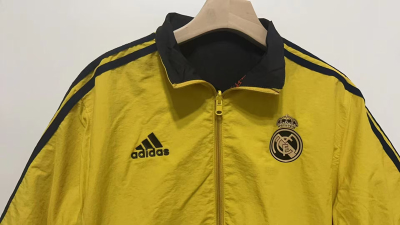 2024-2025 Real Madrid Yellow&Red&Black Double-Sided Wear Thailand Trench Coats-0255