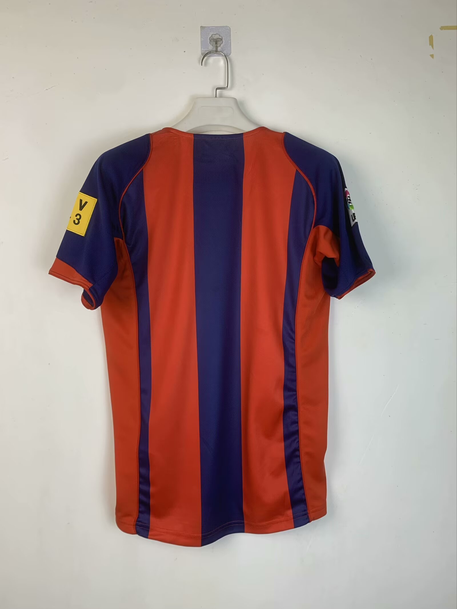 Retro Version 04-05 Barcelona Home Red&Blue Thailand Soccer Jersey AAA-7872