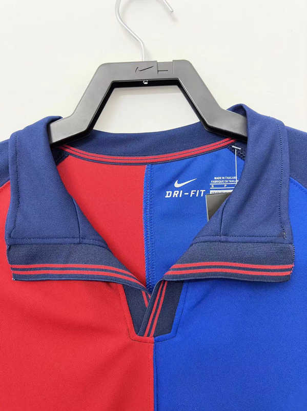 Retro Version 1899-1999 Barcelona Blue&Red Thailand Soccer Jersey AAA-811