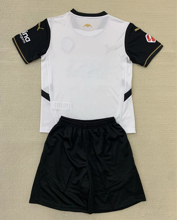 2024-2025 Valencia Home White Kids/Youth Soccer Unifrom-AY