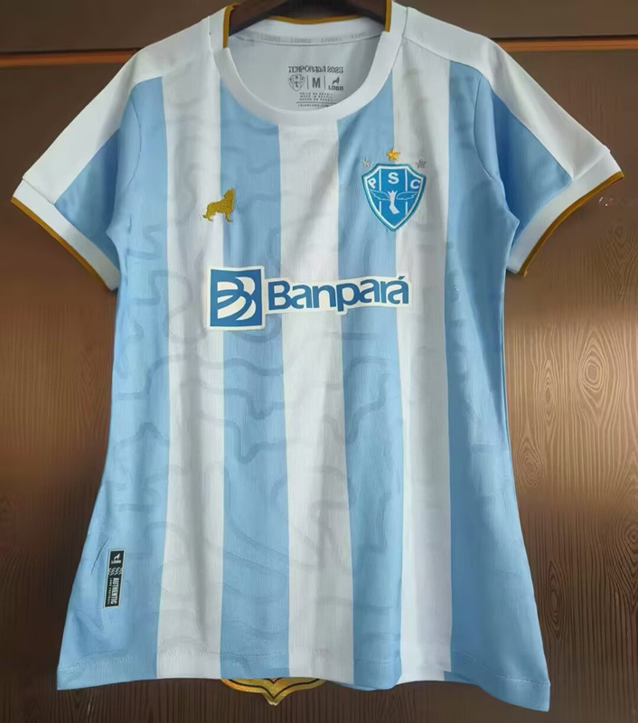 2025-26 Paysandu Sport Club Home White &Blue Women Thailand Soccer Jersey AAA-4855
