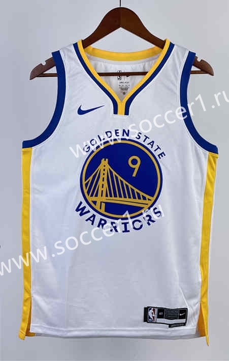 2023 Golden State Warriors White #9 NBA Jersey-311