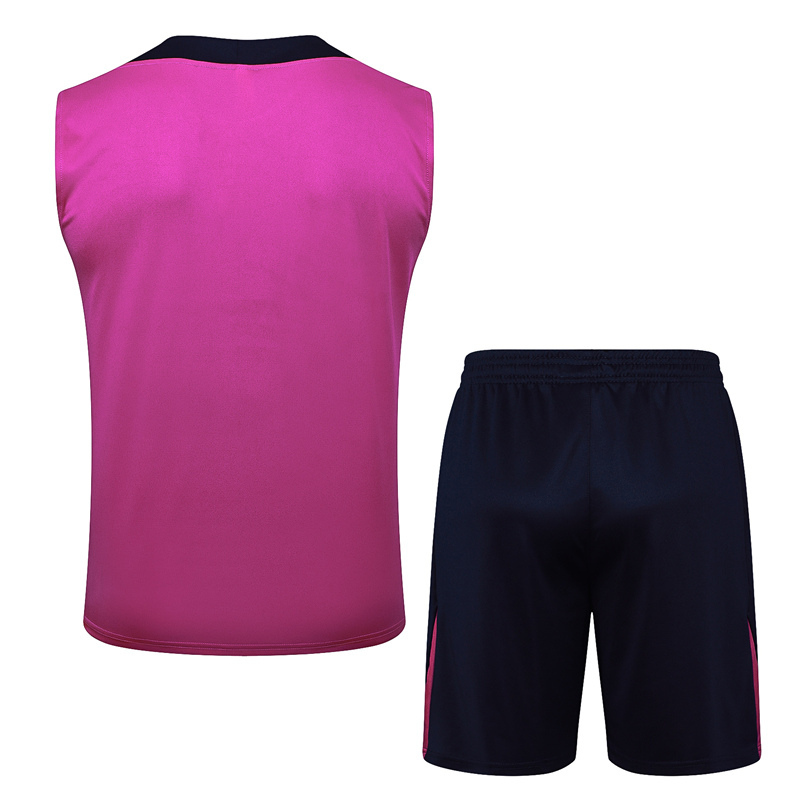2025-26 Barcelona Purple Thailand vest Soccer Tracksuit-815