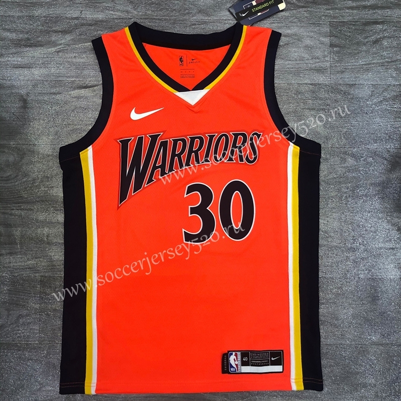 Golden State Warriors Orange #11 NBA Jersey-311