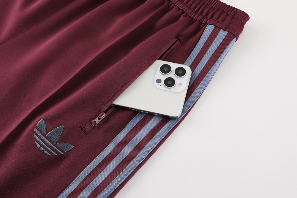 2024-2025 Adidas Maroon Thailand Soccer Jacket Uniform-LH