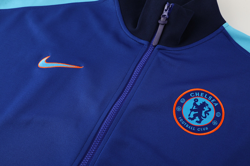 2024-2025 Chelsea Camouflage Blue Thailand Soccer Jacket Unifrom-LH