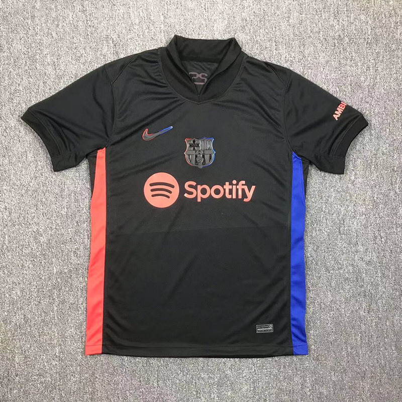 2024-25 Barcelona Away Black Thailand Soccer Jersey AAA-417