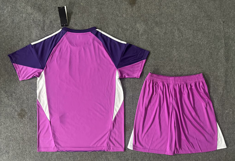 2025-2026 Real Madrid Goalkeeper Purple Soccer Uniform-6748