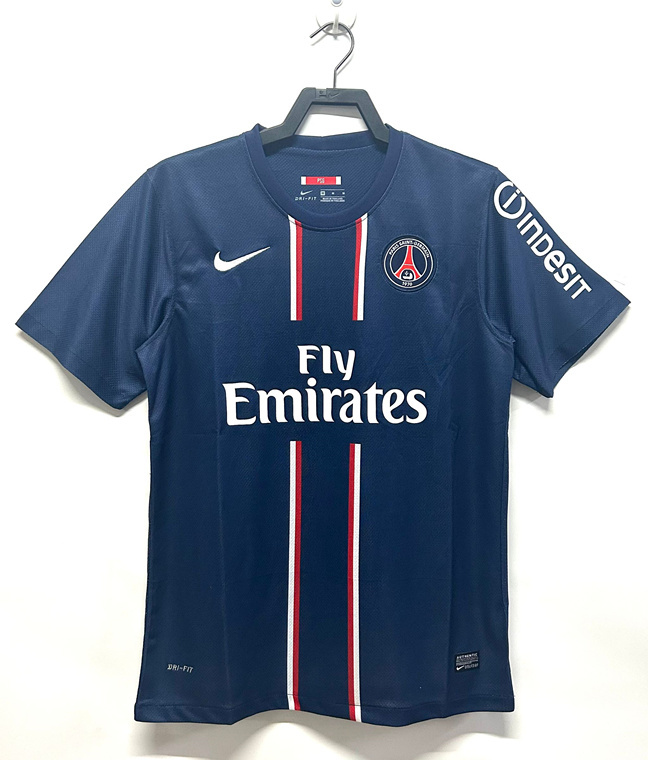 Retro Version 12-13 Paris SG Home Royal Blue Thailand Soccer Jersey AAA-811