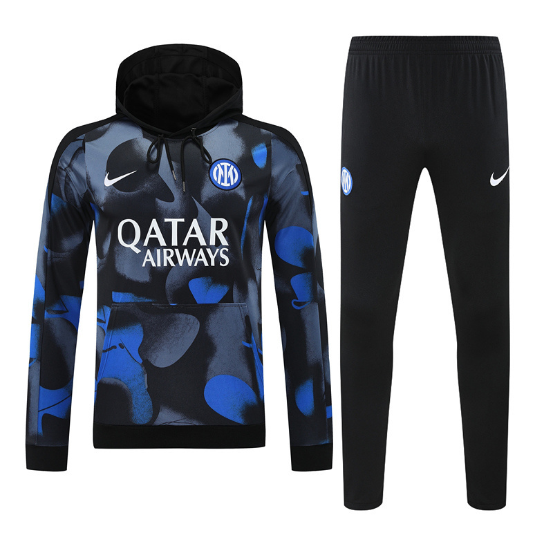2024-2025 Inter Milan Color Blue Thailand Soccer Tracksuit With Hat-418