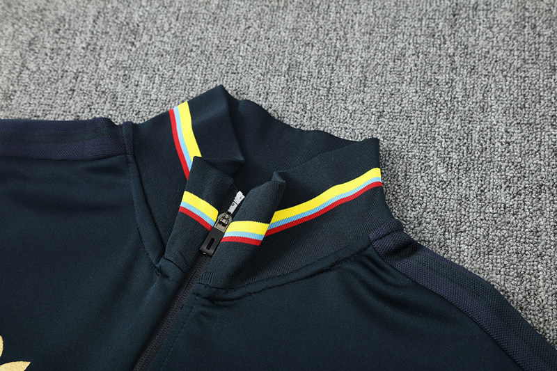 2024-2025 Colombia Black Thailand Soccer Jacket Uniform-4627