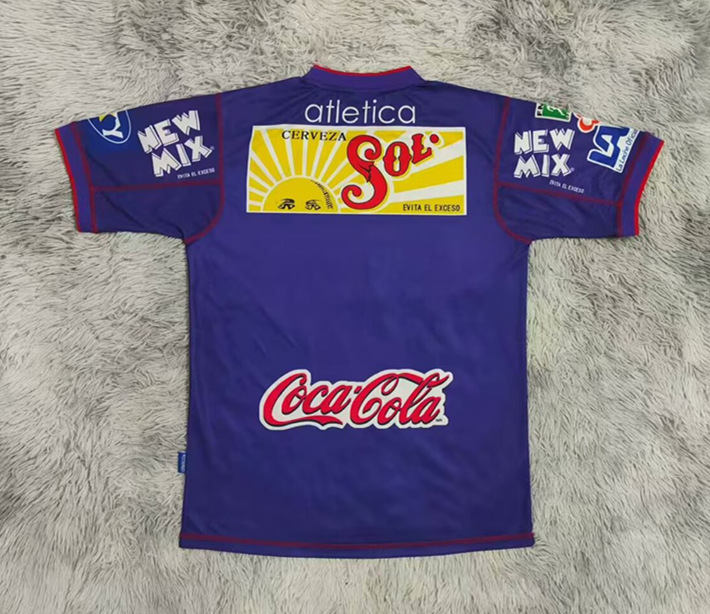 Retro Version 02-03 Deportivo Guadalajara 2nd Away Purple Thailand Soccer Jersey AAA-9755