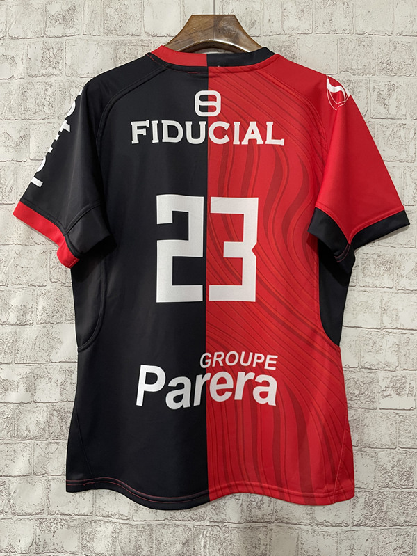 2024 Toulouse Away Red&Black Thailand Rugby Shirt