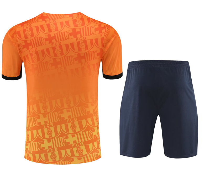 2024-2025 Barcelona Orange Thailand Soccer Uniform-418