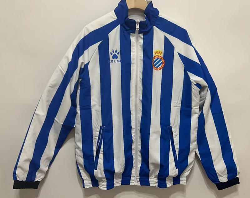 2024-2025 Real Sociedad Blue&White Thailand Double-Sided Wear Thailand Trench Coats-0255