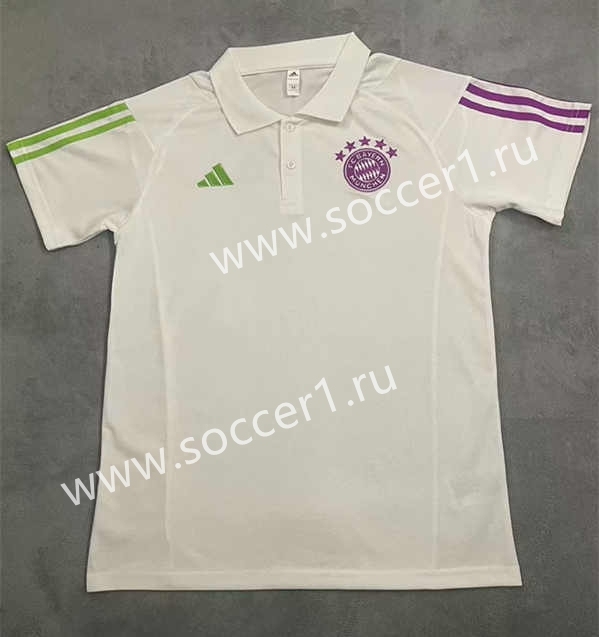 2023-2024 Bayern München White Thailand Polo Shirt-2044
