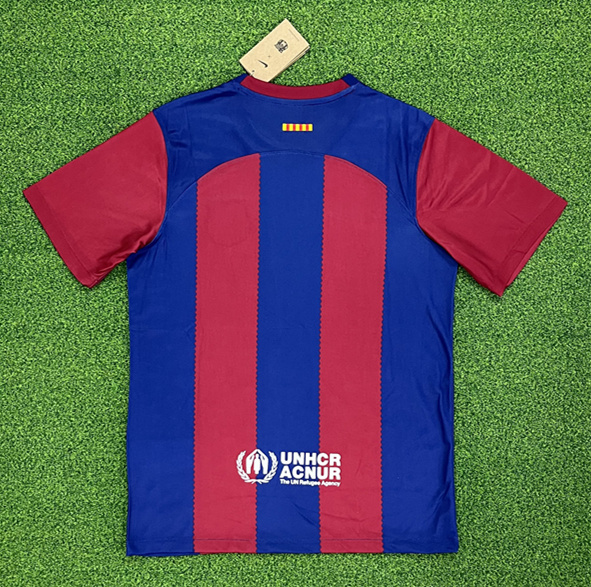 (S-4XL）2024-2025 Barcelona Home Red&Blue Thailand Soccer Jersey AAA-403