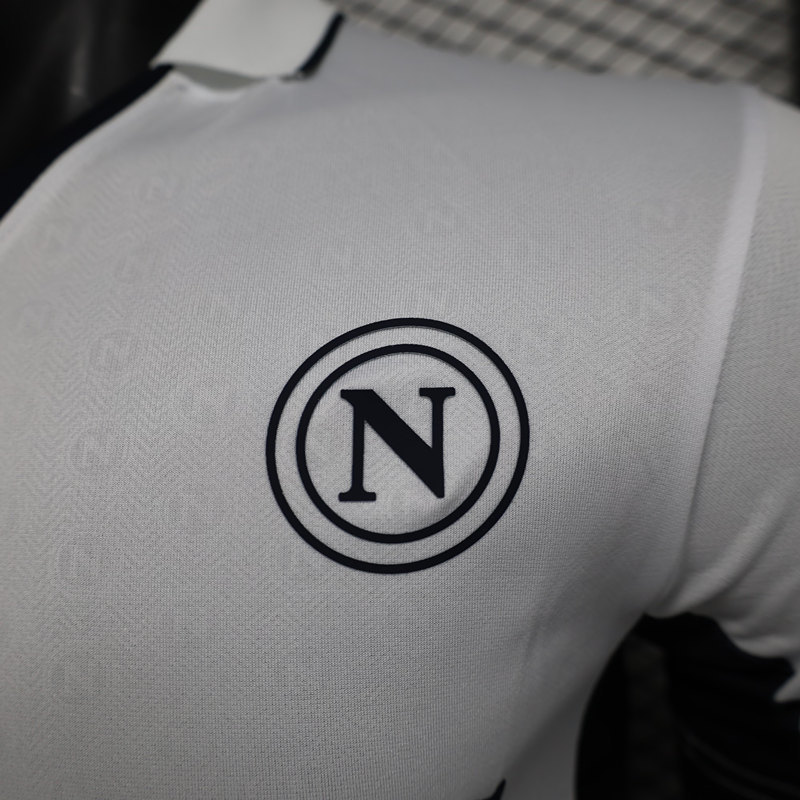 Player Version 2024-2025 Napoli White Thailand Soccer Jersey AAA-888
