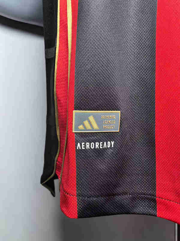 (S-3XL) Player version 2025-2026 Atlanta United Home Red&Black Thailand Soccer Jersey AAA-4442