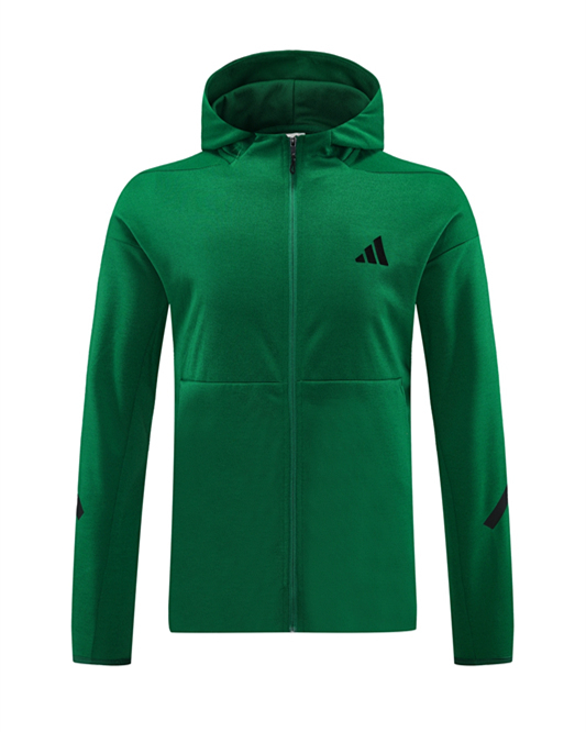 2024-2025 Adidas Green Thailand Soccer Jacket Uniform With Hat-LH