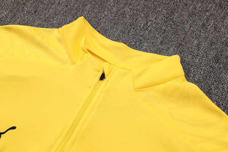 2024-2025 Borussia Dortmund Yellow Thailand Soccer Tracksuit -411
