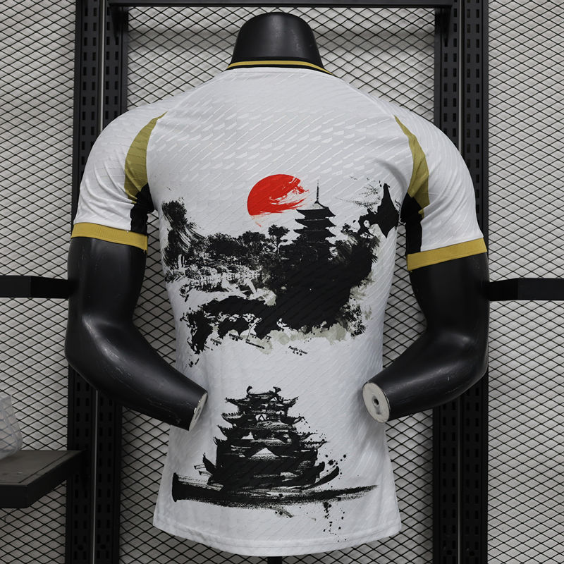 Player Version 2024-2025 Special Version Japan White&Black Thailand Soccer Jersey AAA-888