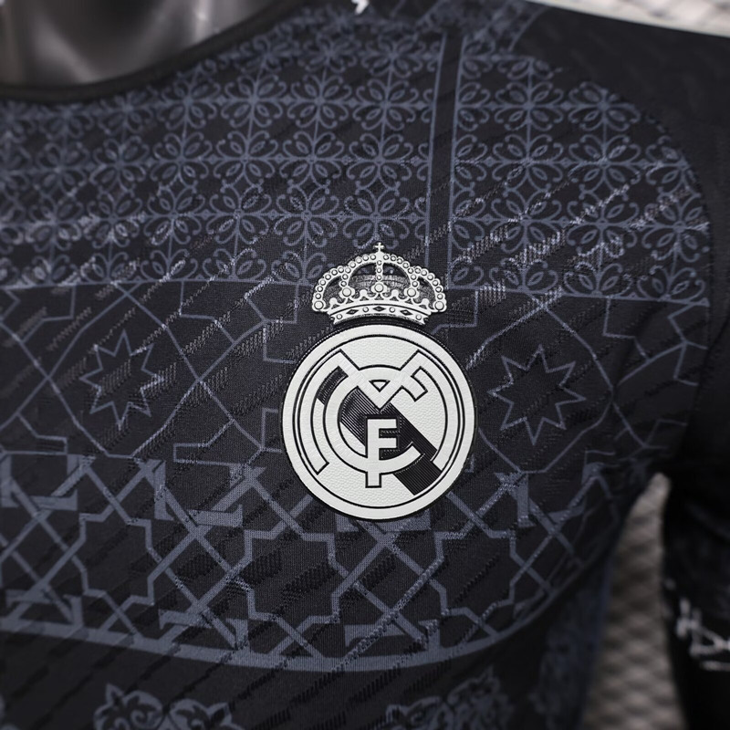 Player Version 2024-25 Special Version Real Madrid Black&Gray Thailand Soccer Jersey AAA-888